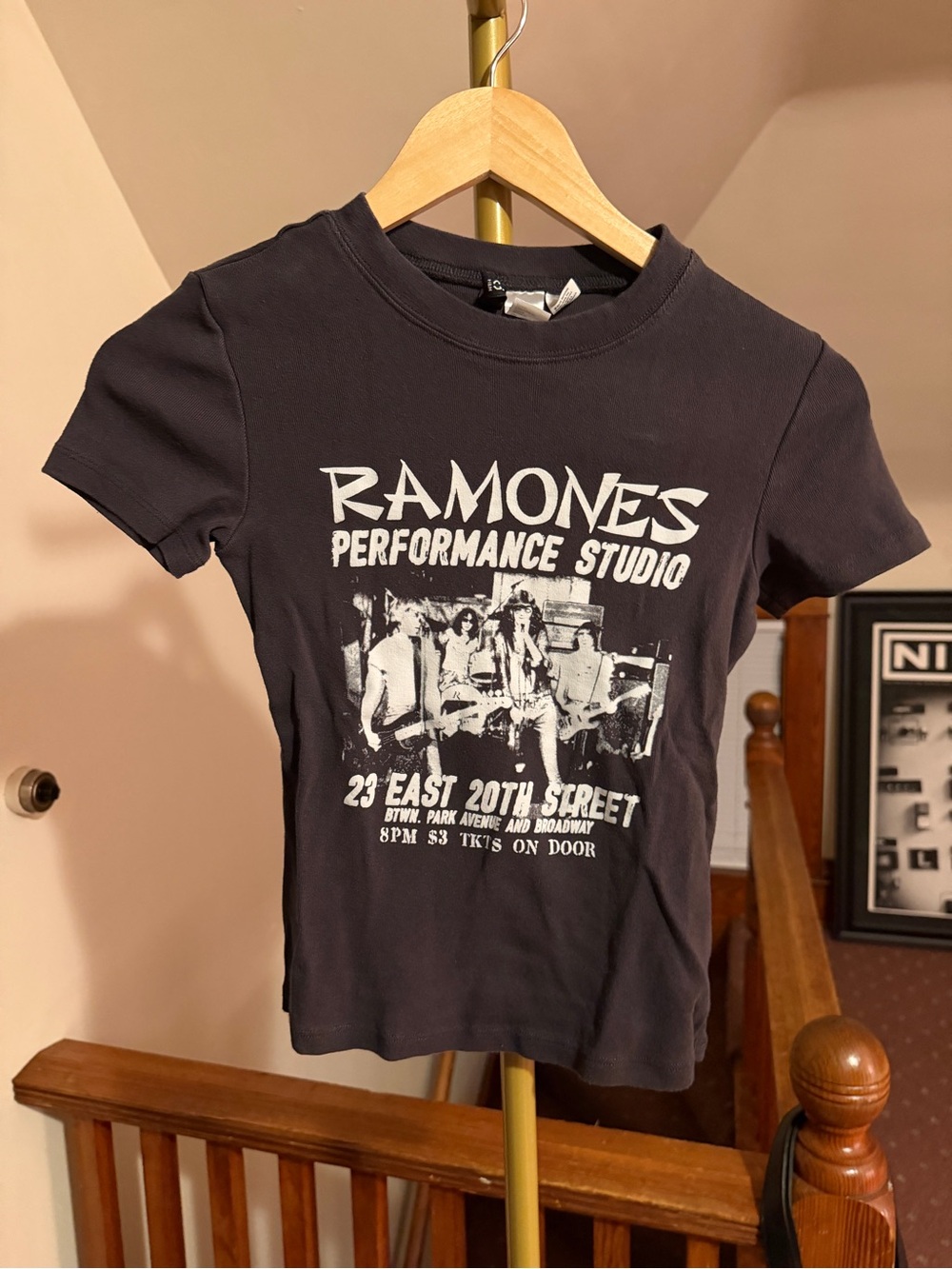 Black Ramones Graphic T-Shirt